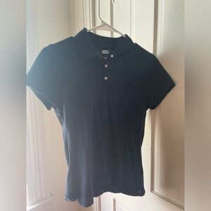 Navy Blue Hollister Stretch Polo